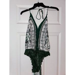 Halter Tie Open Back Top